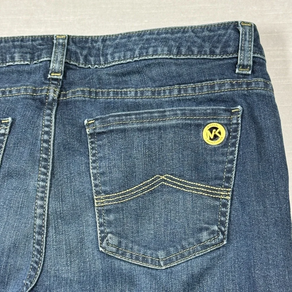 Michael Kors Jeans Womens 6 Blue Denim‎ Skinny Medium Wash Classic Emblem Low